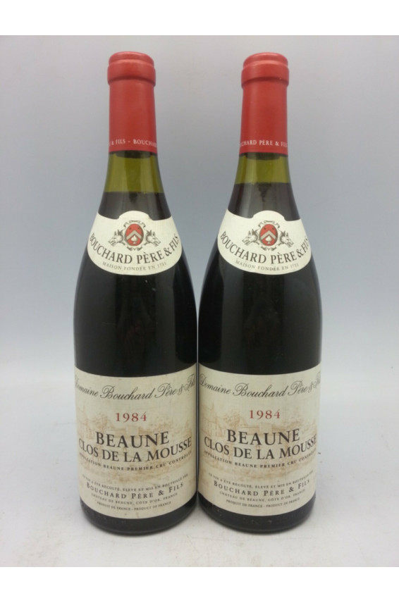 Bouchard P&F Beaune 1er cru Clos de la Mousse 1984
