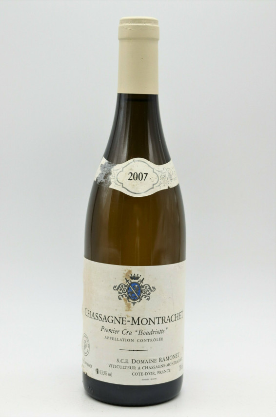 Ramonet Chassagne Montrachet 1er cru Boudriotte 2007 -5% DISCOUNT !