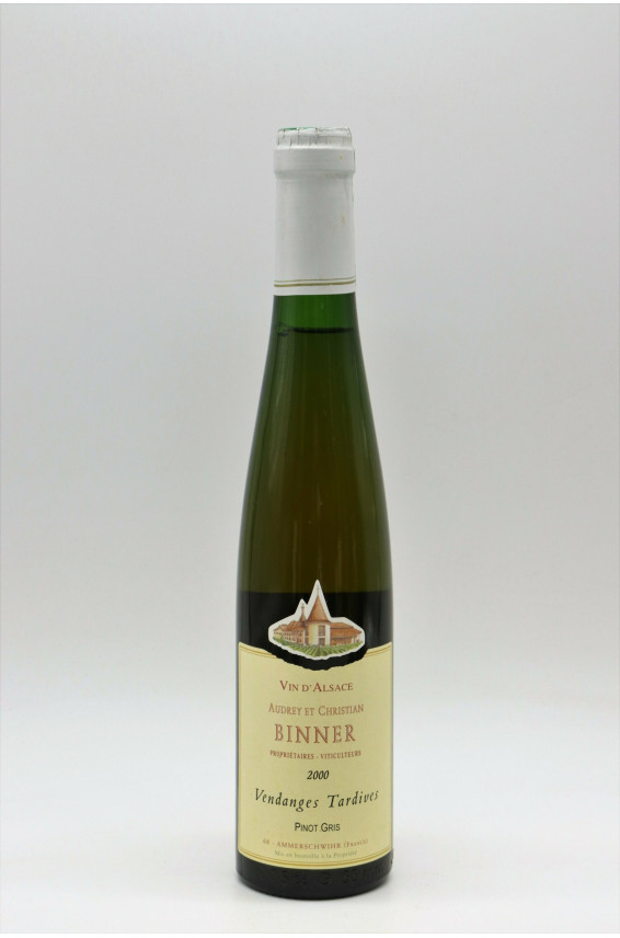 Binner Alsace Pinot Gris Vendanges Tardives 2000 37,5cl