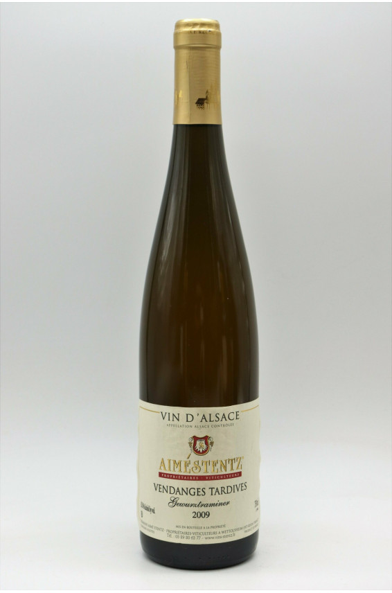 Aimé Stentz Alsace Pinot Gris Vendanges Tardives 2009