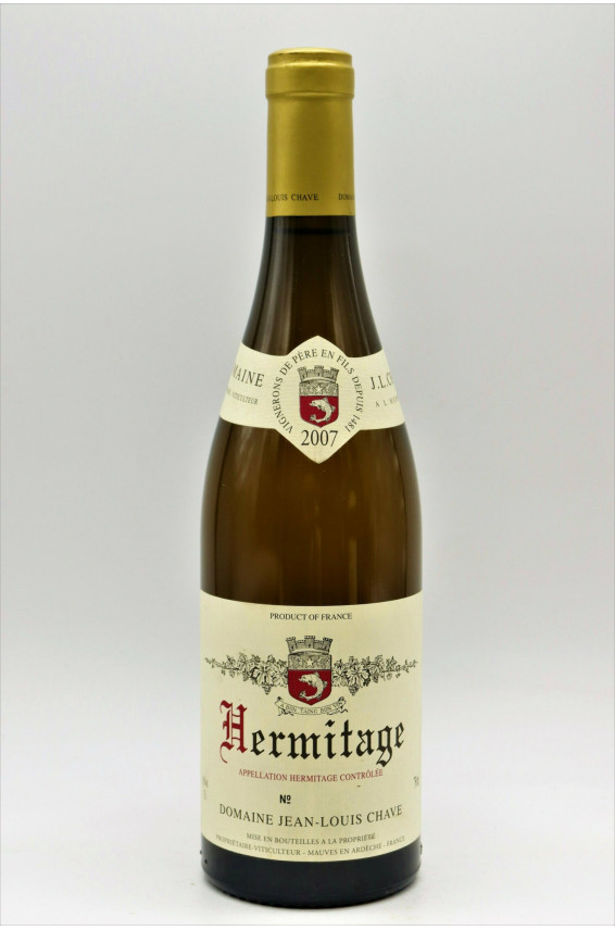 Jean Louis Chave Hermitage 2007 blanc