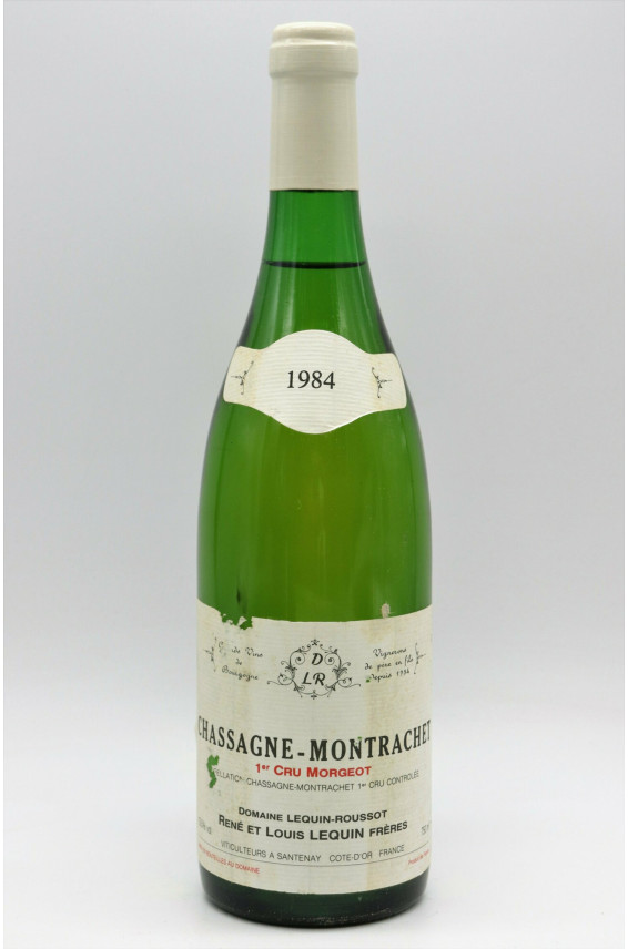 René Lequin Roussot Chassagne Montrachet 1er cru Morgeot 1984 blanc