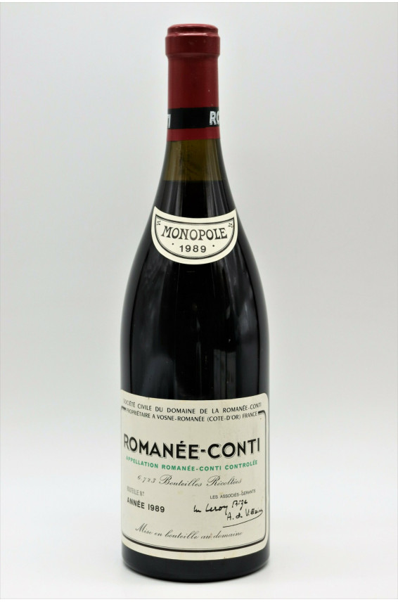Romanée Conti 1989