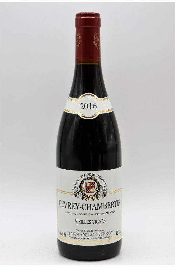 2016年Gevrey-Chambertin Harmand-Geoffroy 2016年Gevrey Chambertin Harmand Geoffroy 【公式通販】