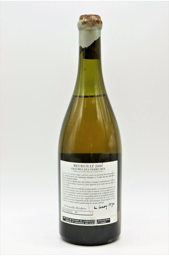 Domaine D'auvenay Meursault Chaumes des Perrières 2000 -5% DISCOUNT !