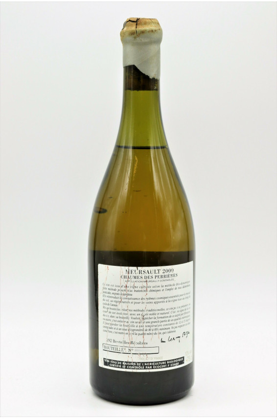 Domaine D'auvenay Meursault Chaumes des Perrières 2000 -5% DISCOUNT !