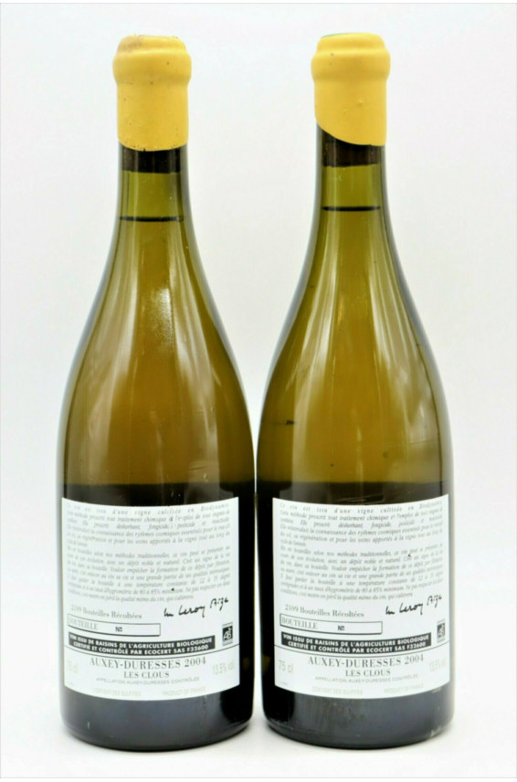 Domaine D'auvenay Auxey Duresses Les Clous 2004