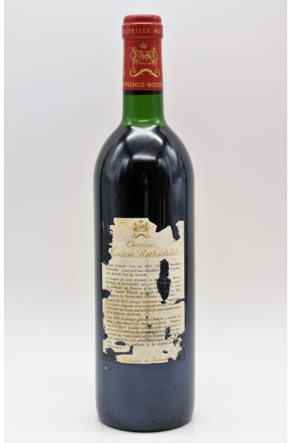 Mouton Rothschild 1989 - PROMOÇÃO -10%!