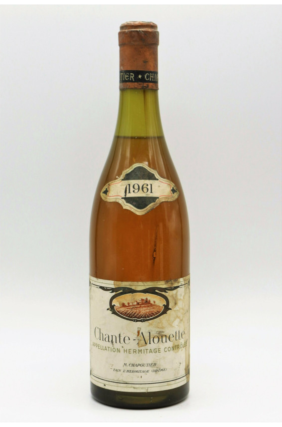 Chapoutier Hermitage Chante Alouette 1961 blanc -5% DISCOUNT !
