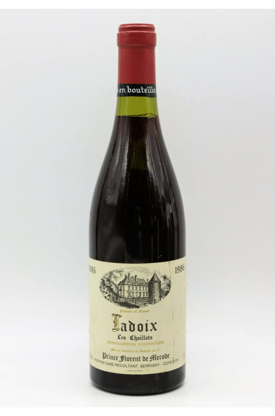 Prince Florent de Mérode Ladoix Les Chaillots 1986