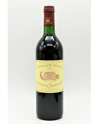 Caisse à Vin Bois PAVILLON ROUGE 1993 – Estampe Margaux Grand Cru, Cadeau Cave