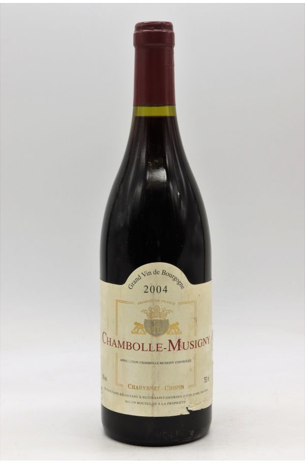 Chauvenet Chopin Chambolle Musigny 2004