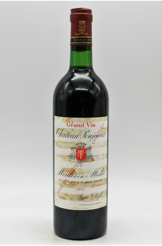 Poujeaux 1975 -5% DISCOUNT !