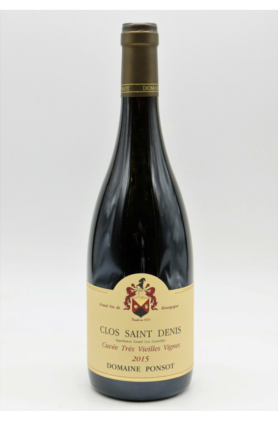 Ponsot Clos Saint Denis Cuvée Très Vieilles Vignes2015