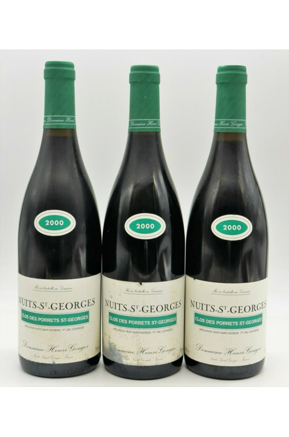 Henri Gouges Nuits Saint Georges 1er cru Clos des Porrets Saint Georges 2000