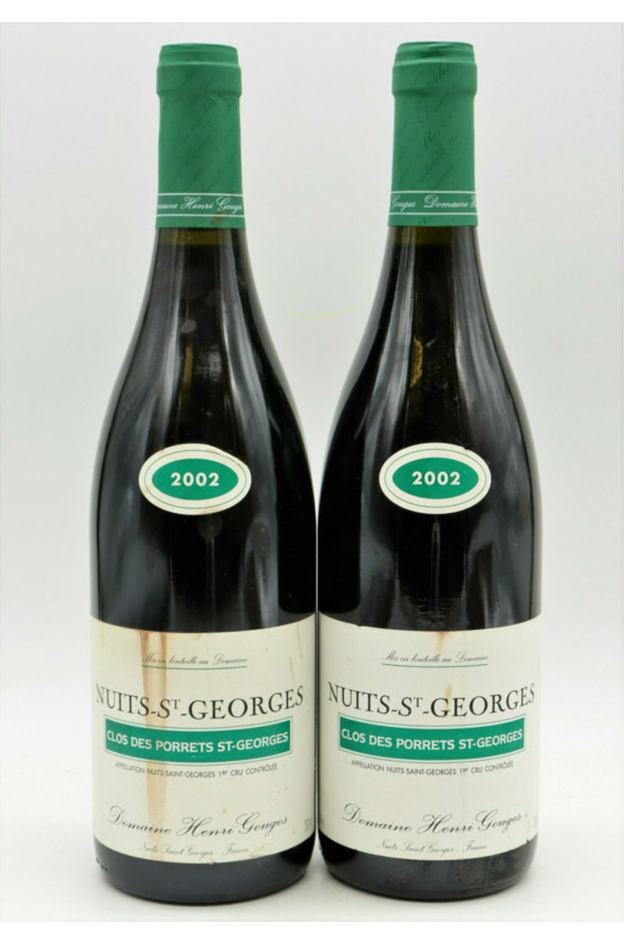 Henri Gouges Nuits Saint Georges 1er cru Clos des Porrets Saint Georges 2002