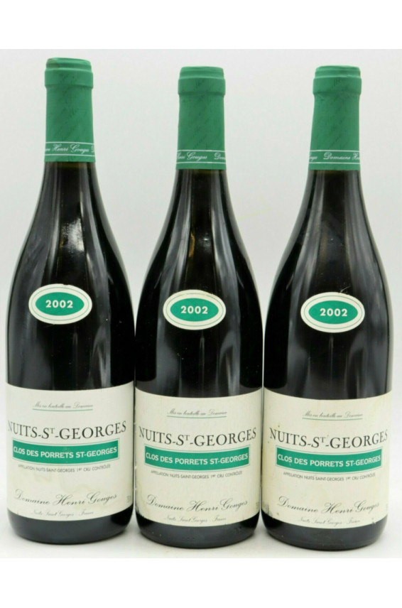 Henri Gouges Nuits Saint Georges 1er cru Clos des Porrets Saint Georges 2002