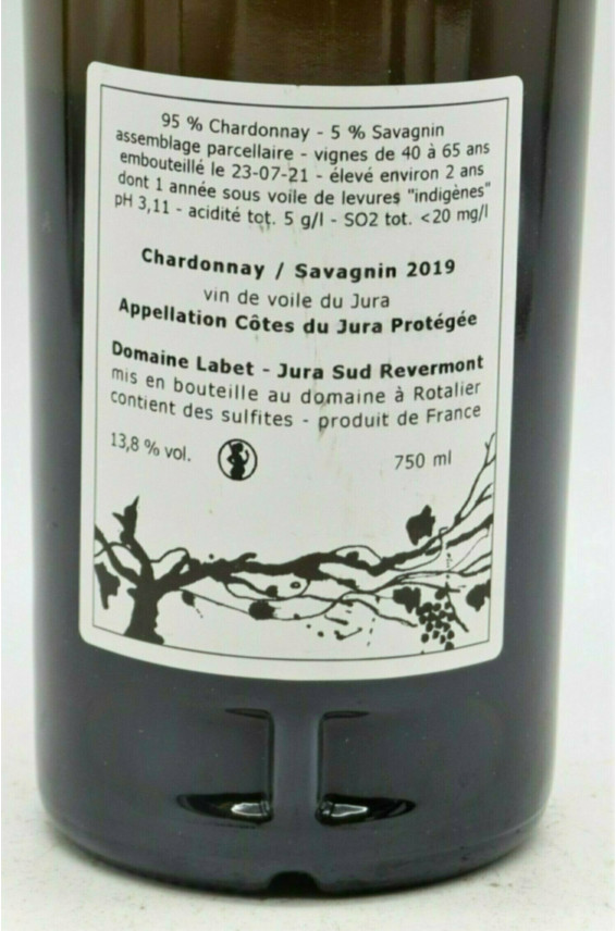 Labet Côtes du Jura Chardonnay Savagnin Vin de Voile 2019