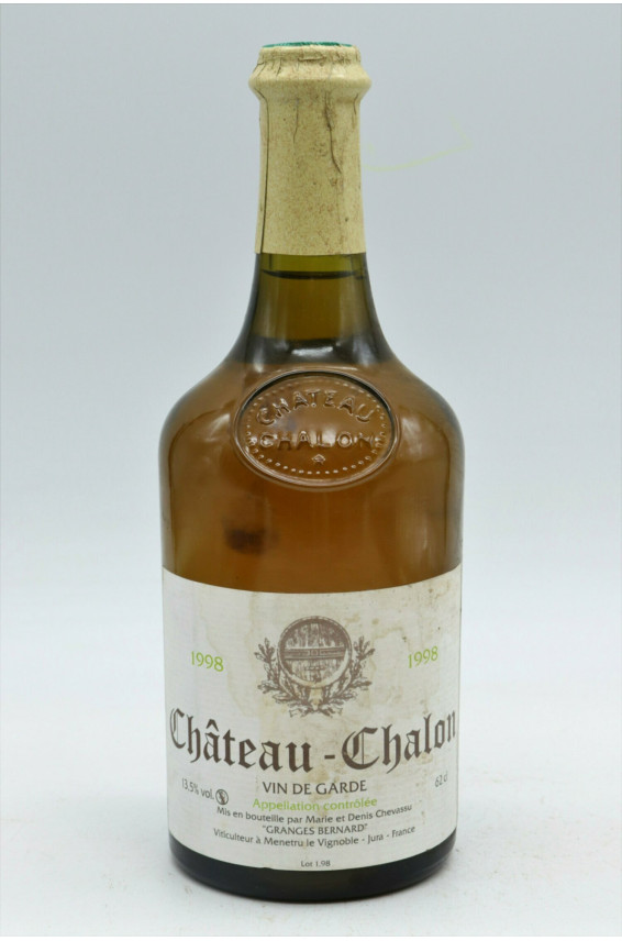 Marie et Denis Chevassu Château Chalon 1998 62cl