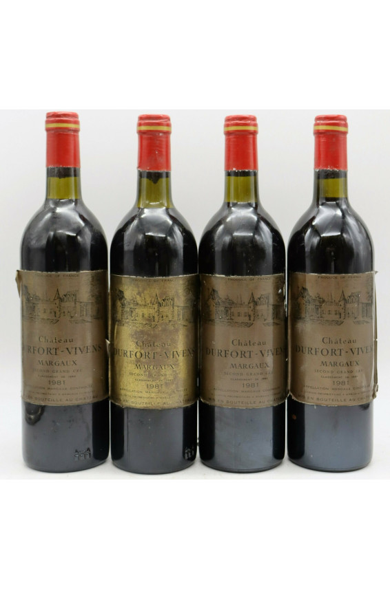 Durfort Vivens 1981 -10% DISCOUNT !