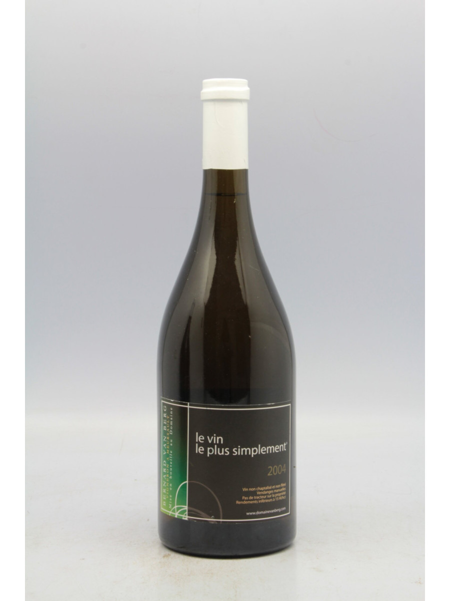 Bernard Van Berg Bourgogne Grand Ordinaire 2004