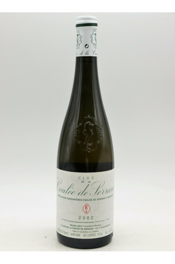 Nicolas Joly Coulée de Serrant 2002