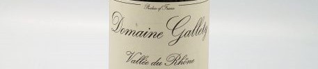 The picture shows a bottle of wine from Domaine Gallety, Rhone